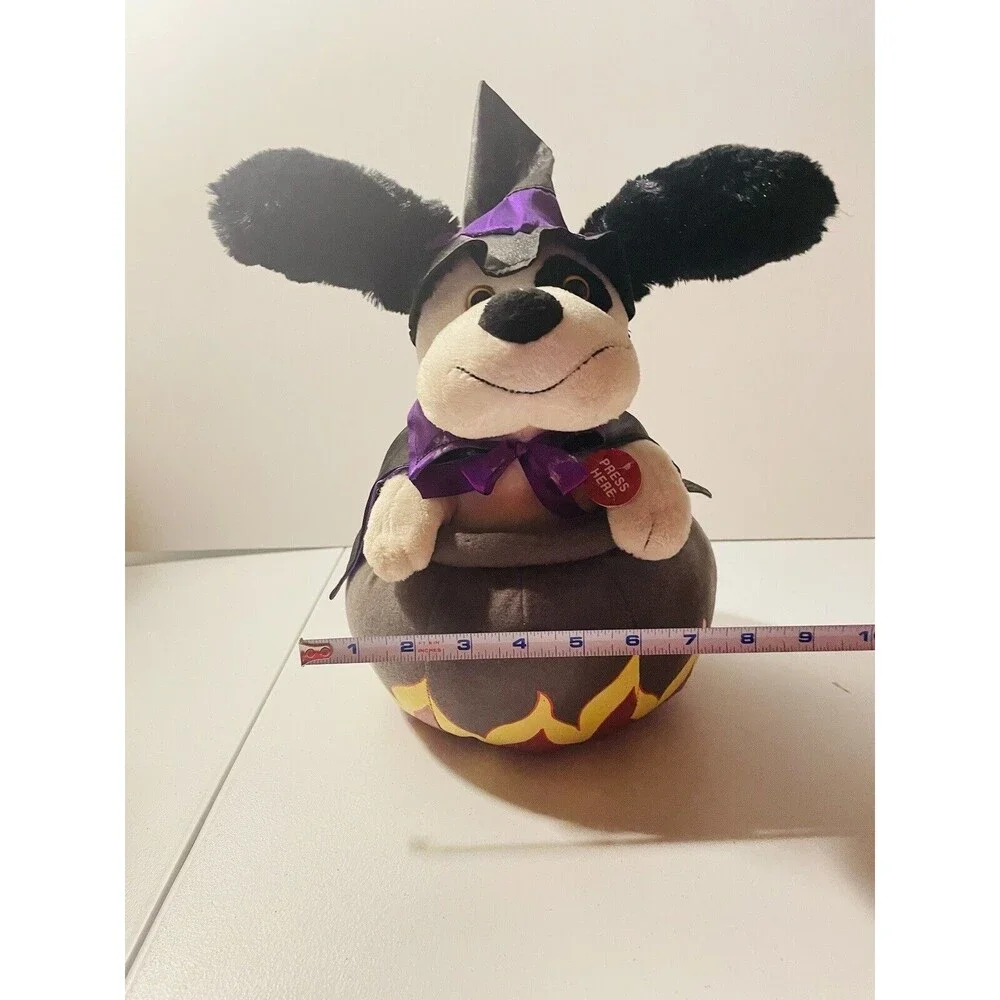 Vintage Light N Sound Halloween Snoopy Pumpkin Dancing Ears Plays Music